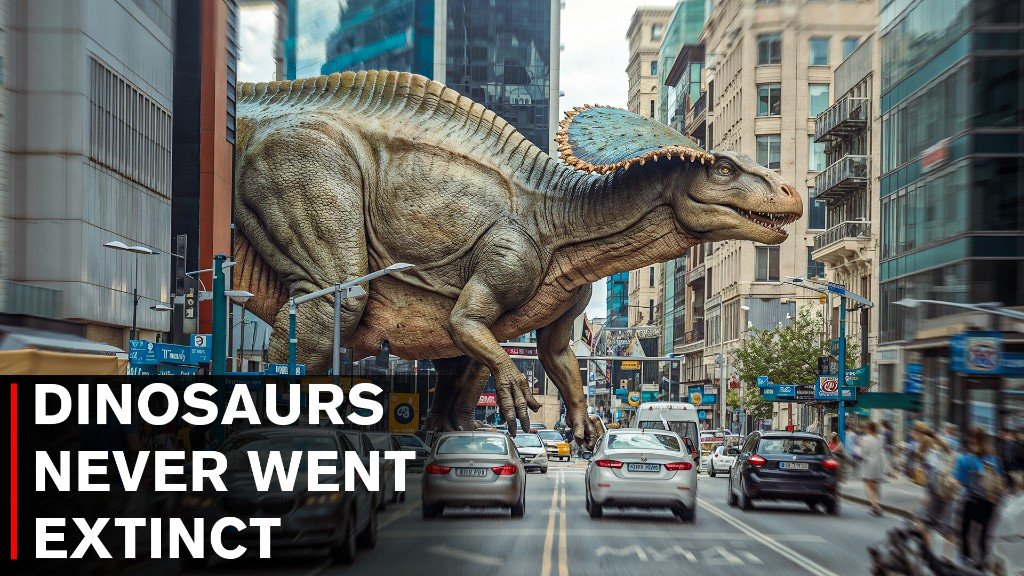 Dinosaur documentary YouTube thumbnail design